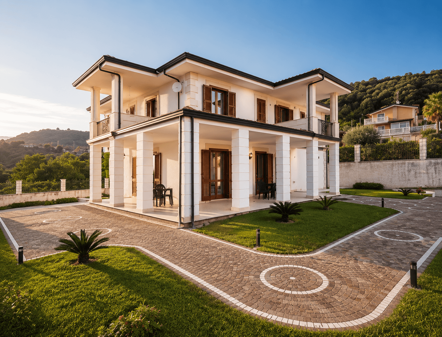 Villa elegante immersa nel verde